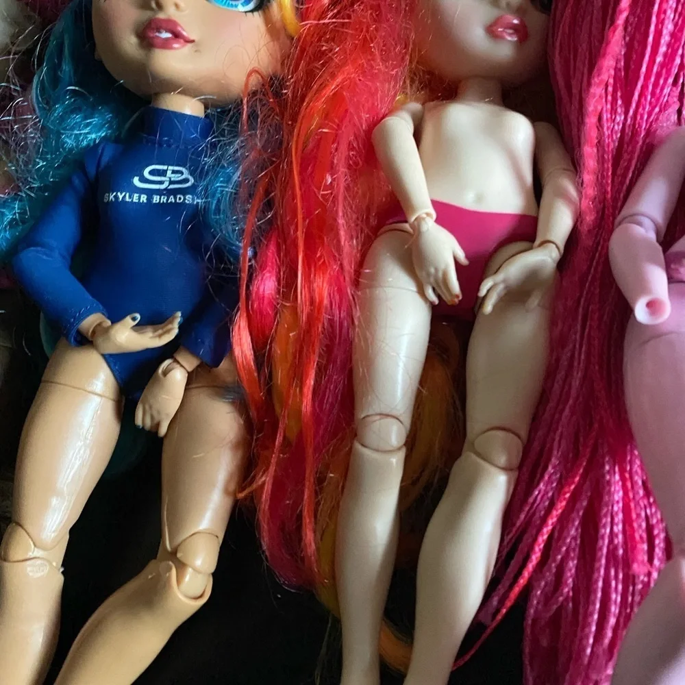5 Rainbow High Colorful Fashion Dolls Pinkie James Amaya Holly Daria Violet